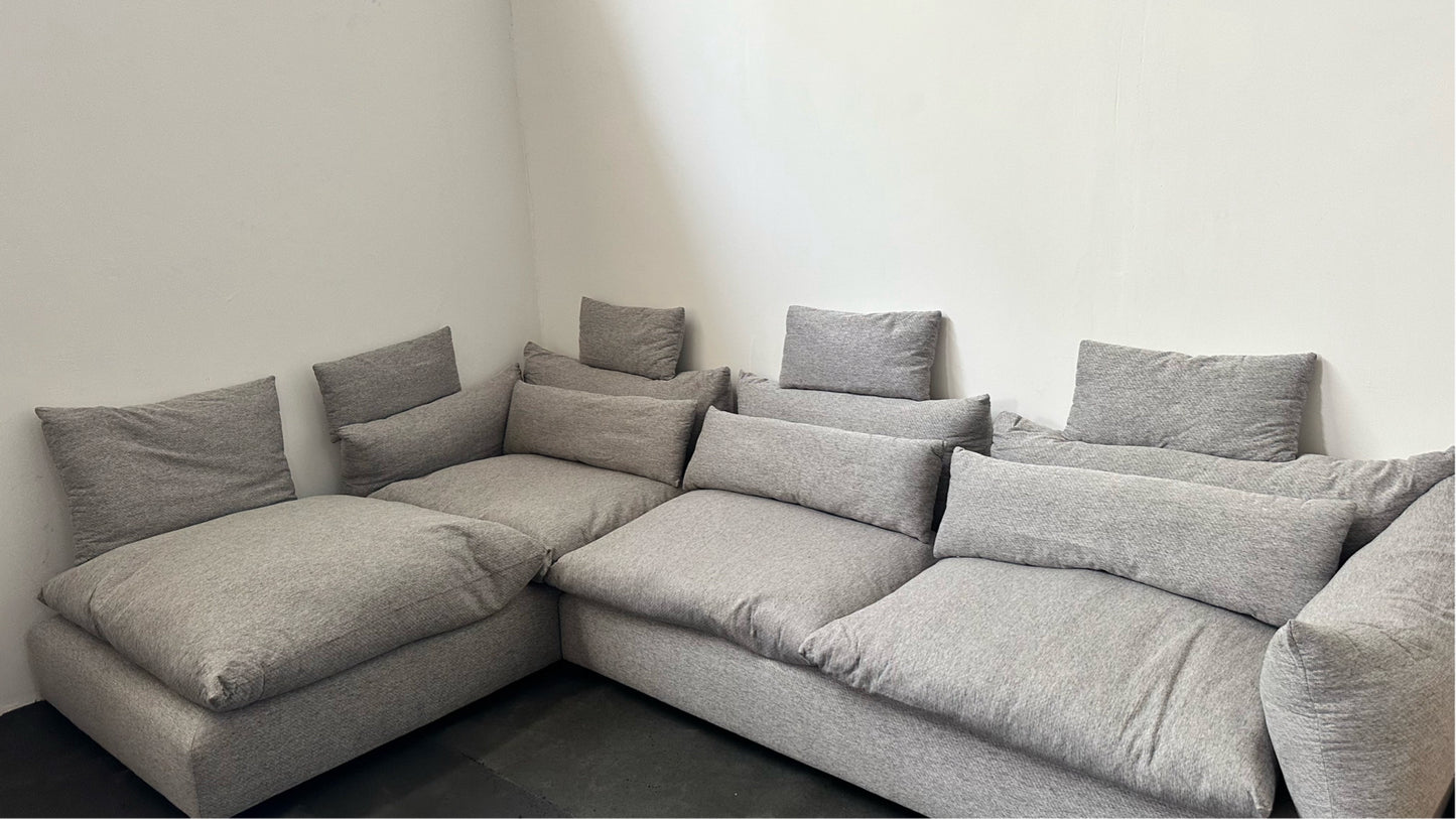 Grey Sofa 4 seater Marina Home