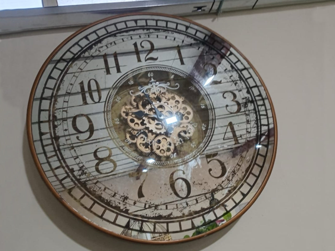 Industrial Steampunk Wall Clock