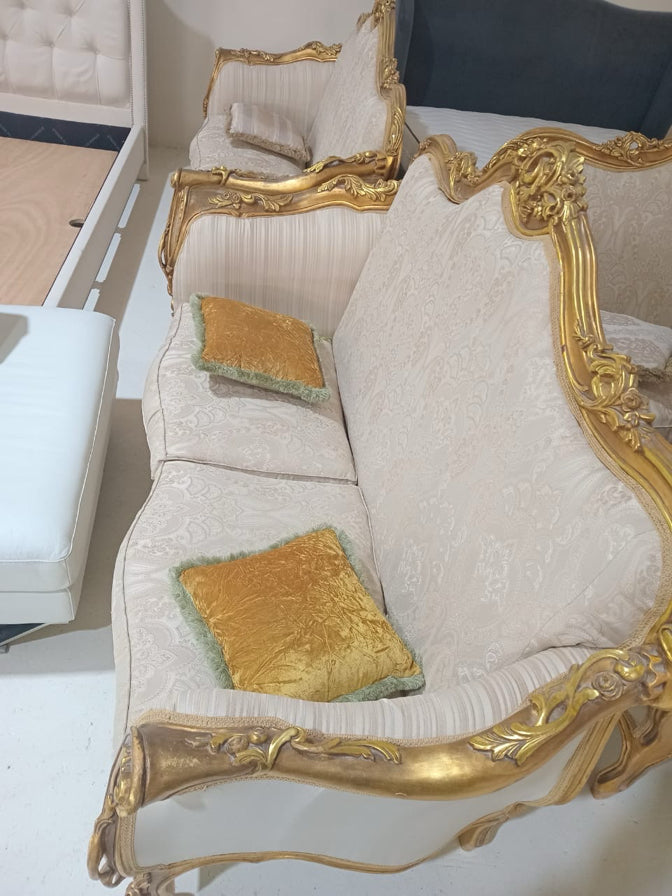 Antique-Style 2-Seater Sofa