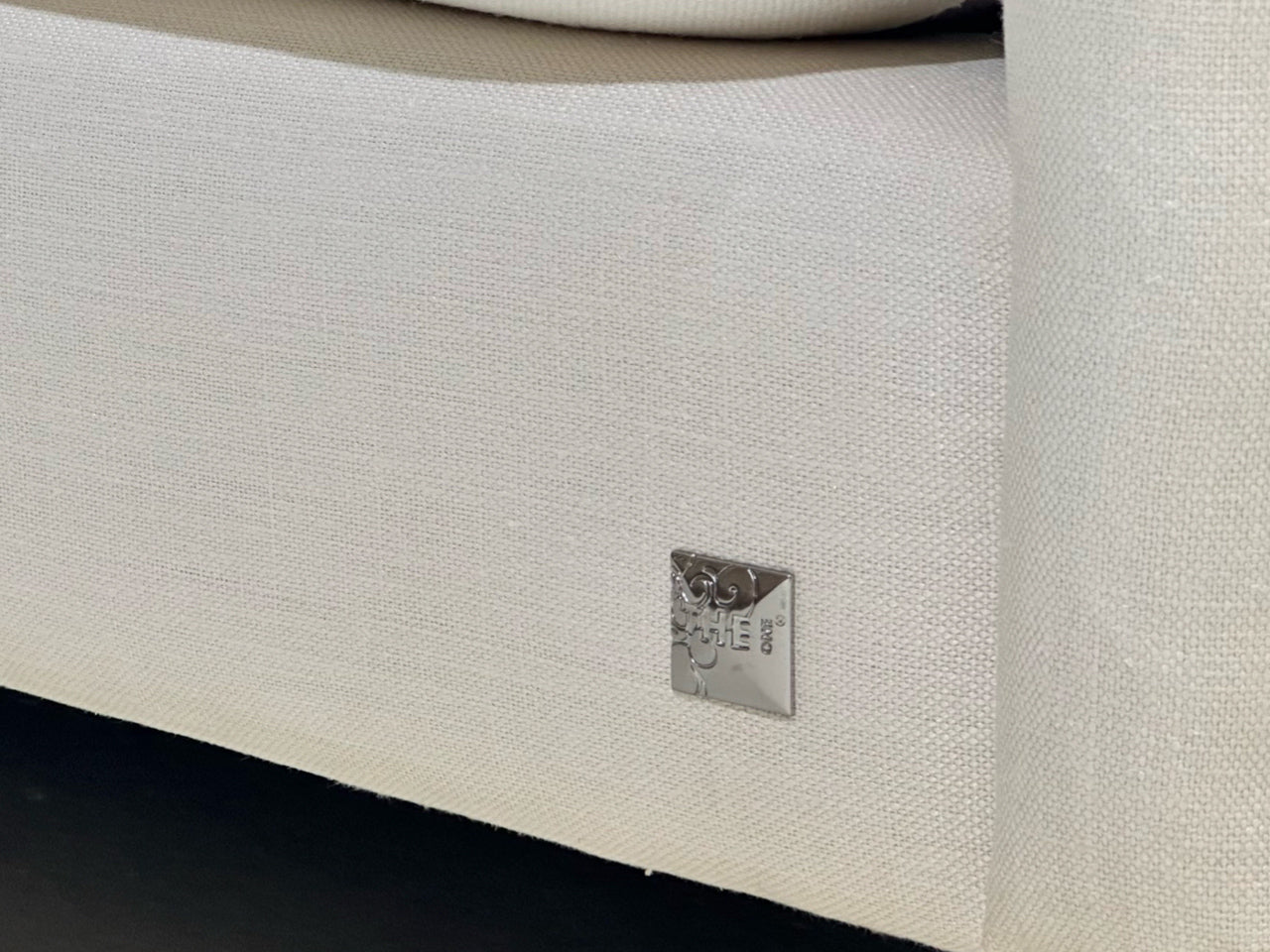 The One – White Upholstered Bench Bed