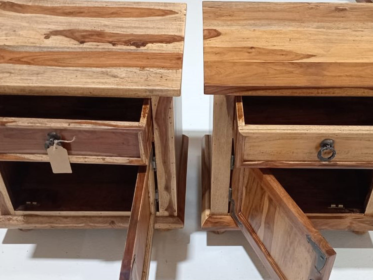 Solid Wood Nightstands (Set of 2)