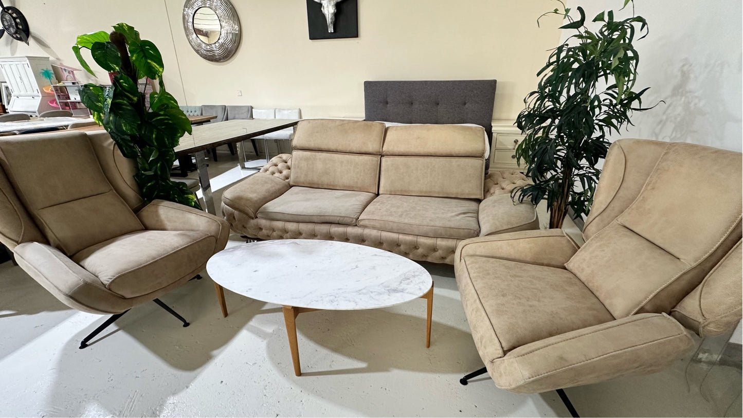 Set 2 chairs + sofa
