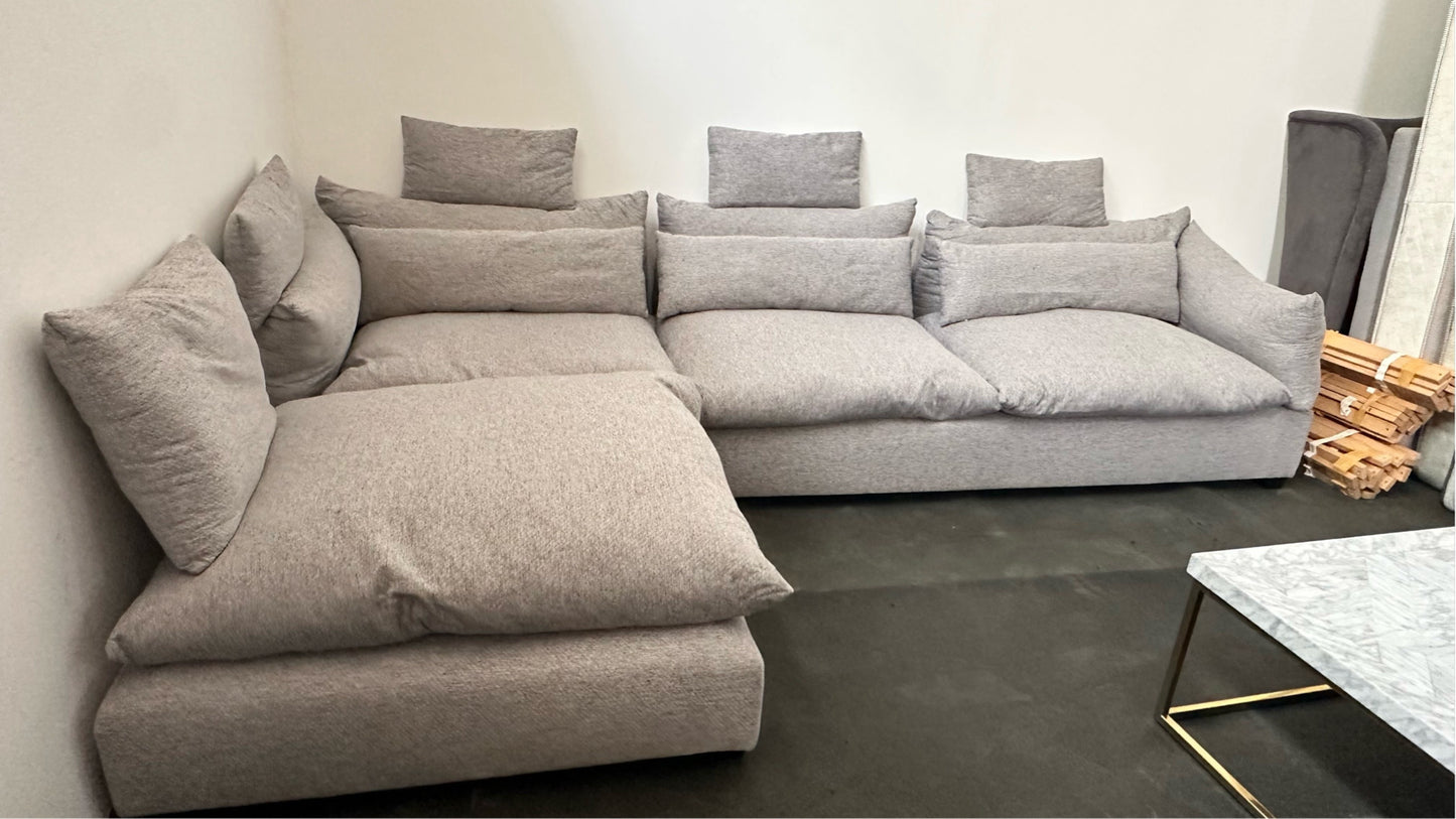 Grey Sofa 4 seater Marina Home