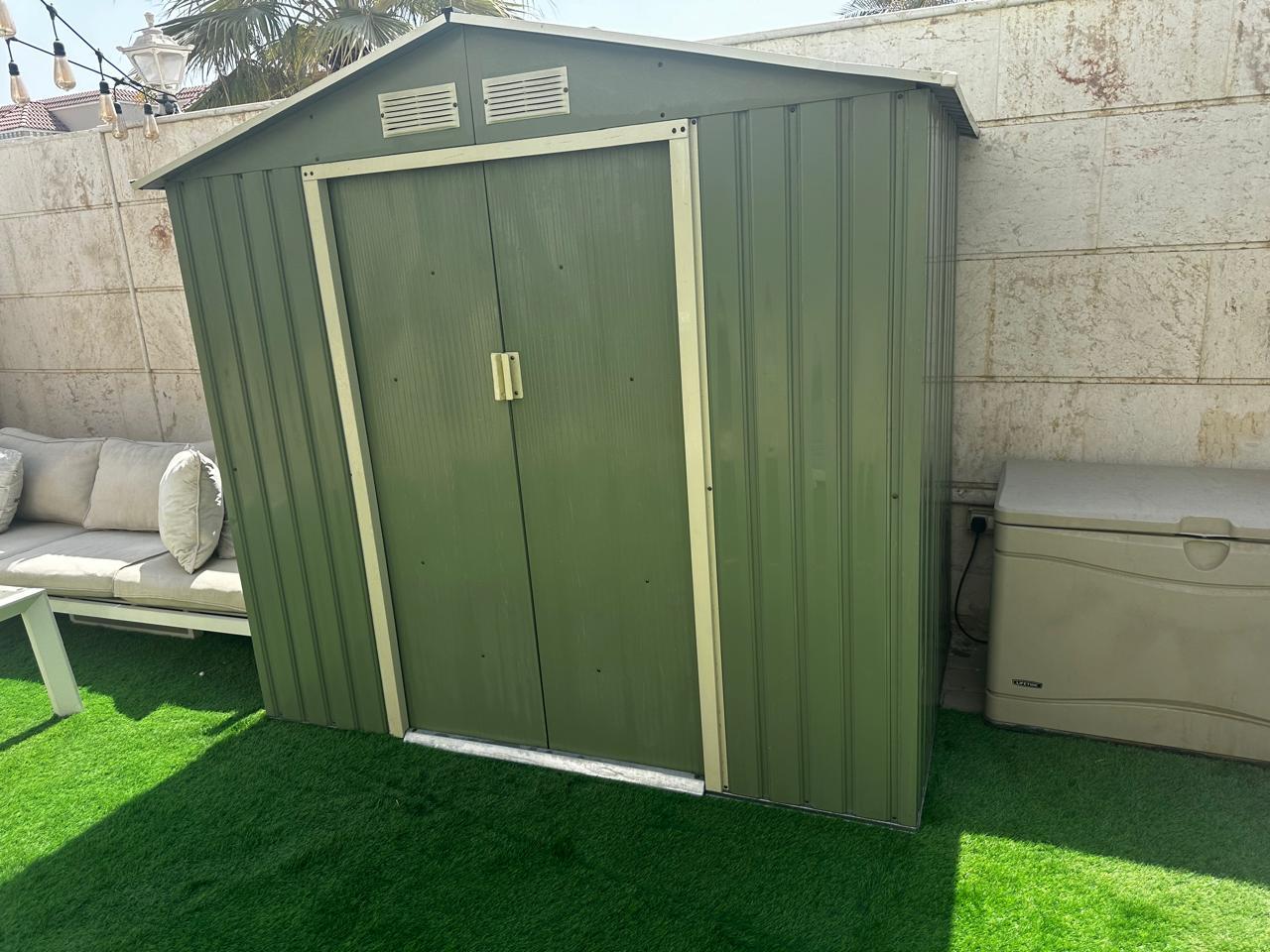 Galvanized Metal Shed