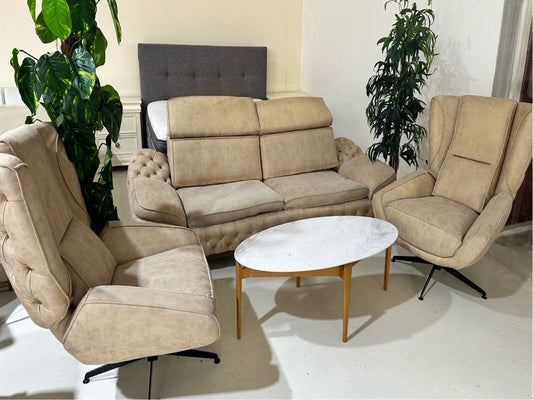 Set 2 chairs + sofa