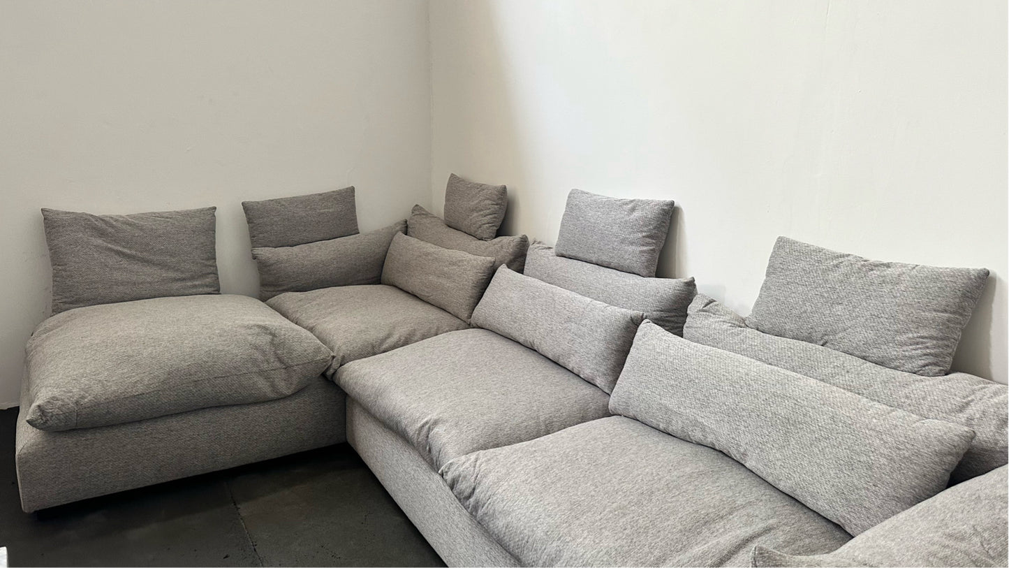 Grey Sofa 4 seater Marina Home