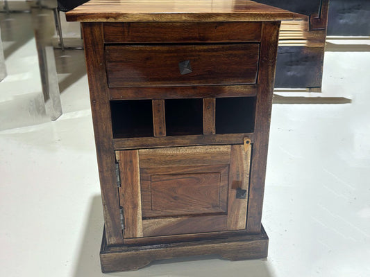 Solid Wood Nightstand – Compact Design