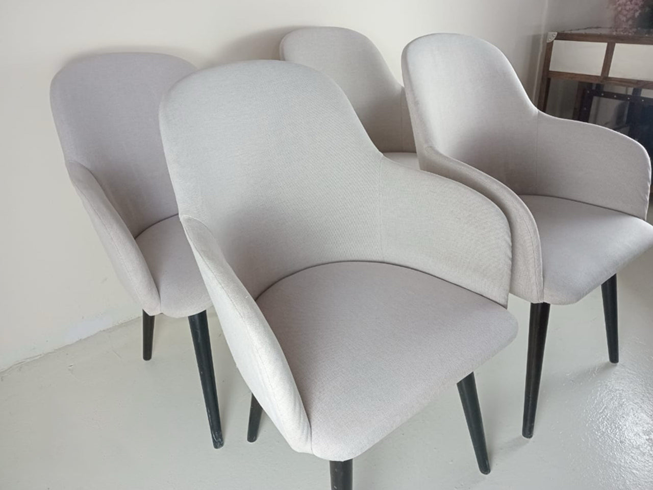 Marina Home Off-White Dining Chairs – Set of 4