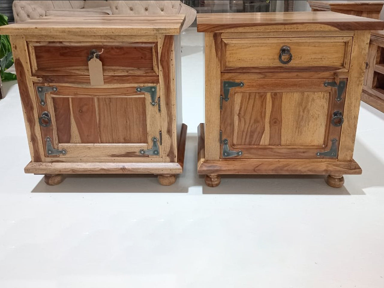 Solid Wood Nightstands (Set of 2)