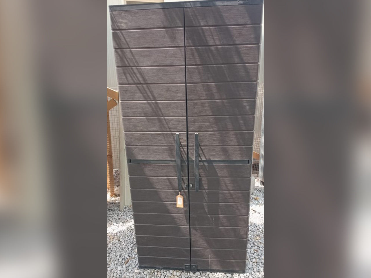 Cosmoplast Outdoor Storage Shed – Compact Design