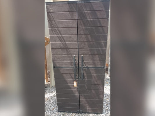 Cosmoplast Outdoor Storage Shed – Compact Design