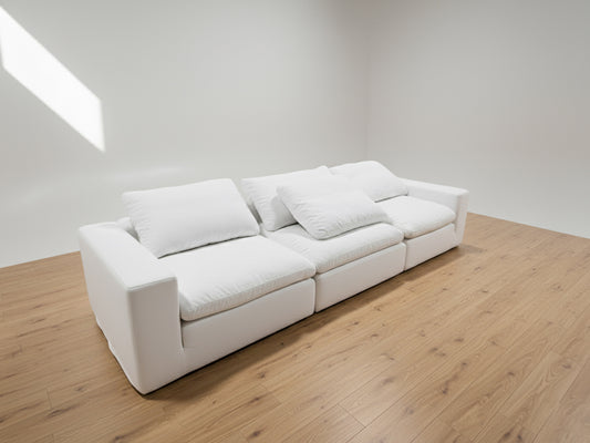 Marina Home Sectional Sofa – Feather White