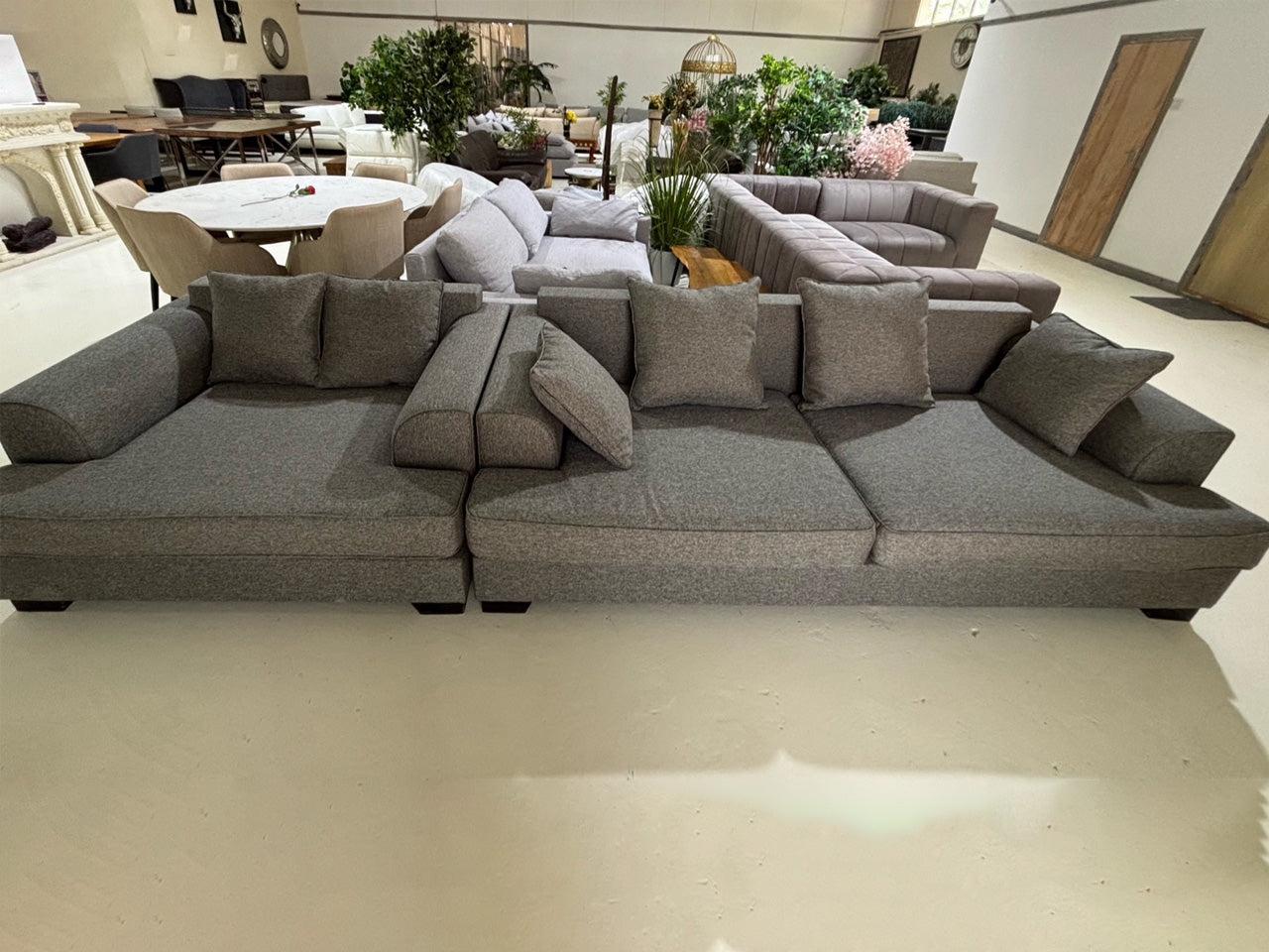 The One – Dark Grey Sofa Set (2 + 1)