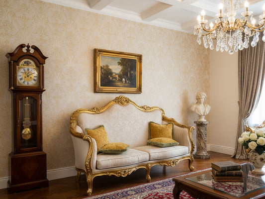 Antique-Style 2-Seater Sofa