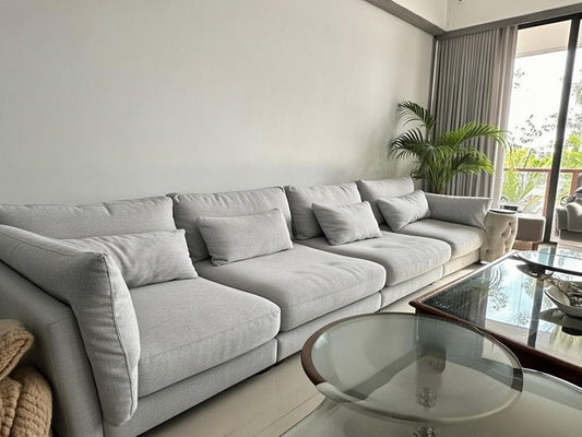 4 Seater Feather Sofa