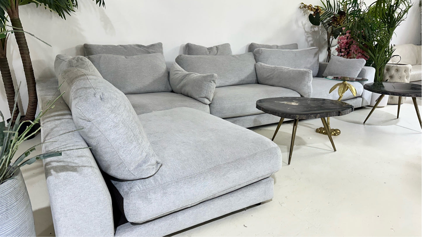 Grey Sofa 4 seater Marina Home