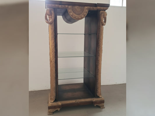 Antique Style Arabic-Inspired Curio Cabinet