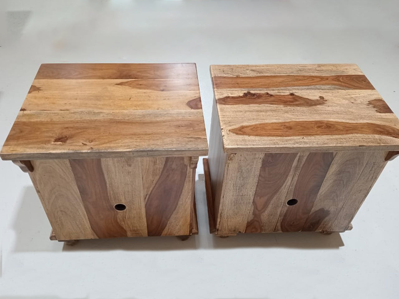 Solid Wood Nightstands (Set of 2)