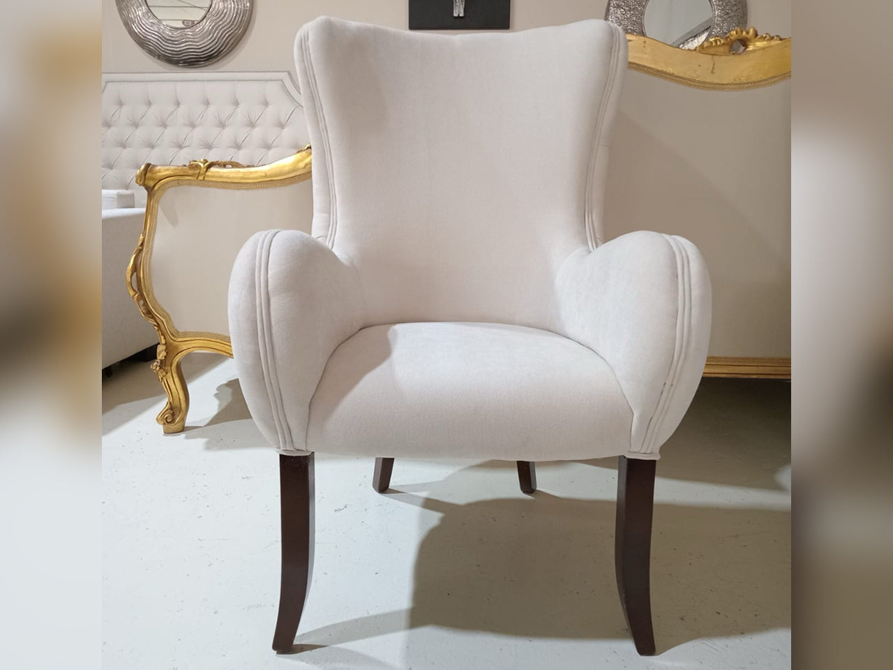 Marina Home – Button-Tufted Dining Armchairs (Set of 2)