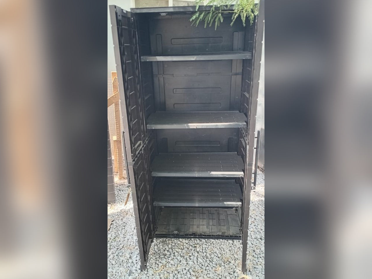 Cosmoplast Outdoor Storage Shed – Compact Design