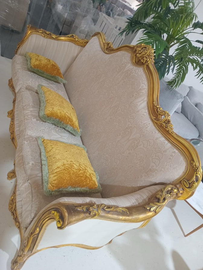 Antique-Style 3-Seater Sofa