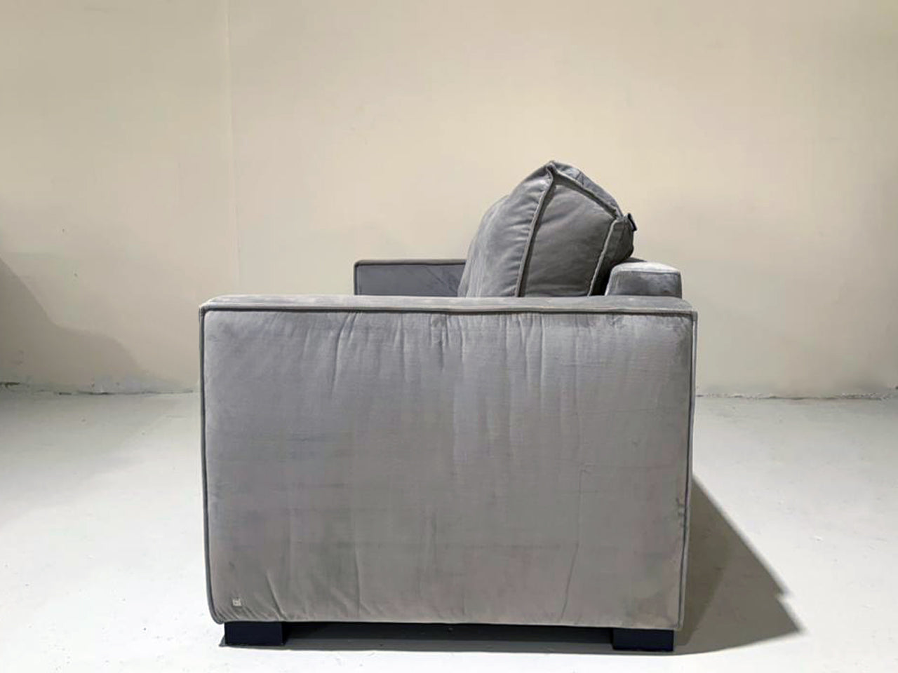 The One – Beige Velvet Sofa Bed