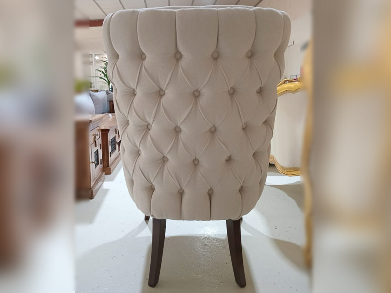 Marina Home – Button-Tufted Dining Armchairs (Set of 2)