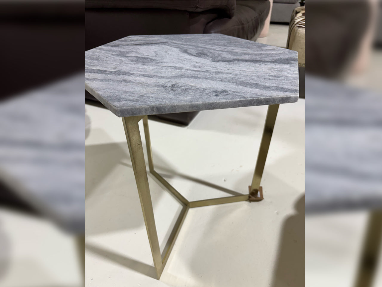 Accent Side-table Marble Top
