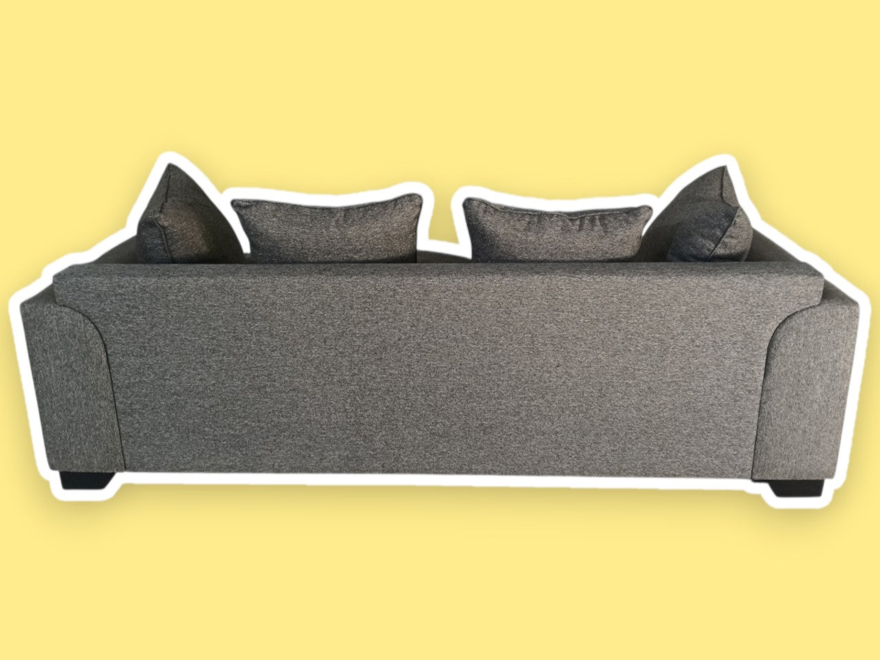 The One – Dark Grey Sofa Set (2 + 1)