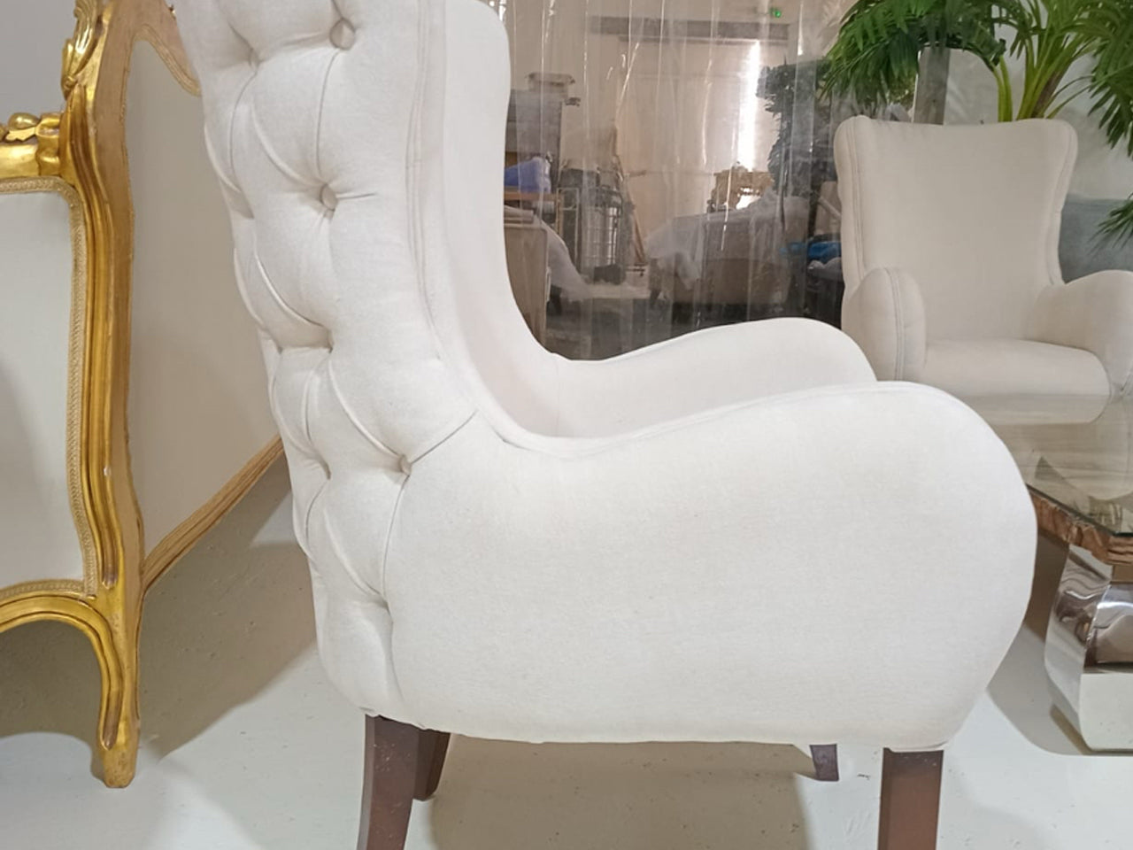 Marina Home – Button-Tufted Dining Armchairs (Set of 2)