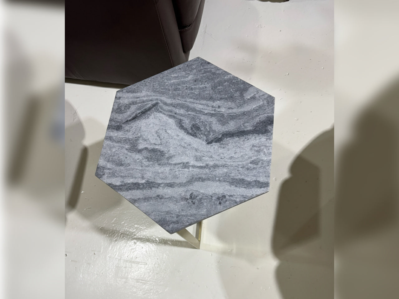 Accent Side-table Marble Top