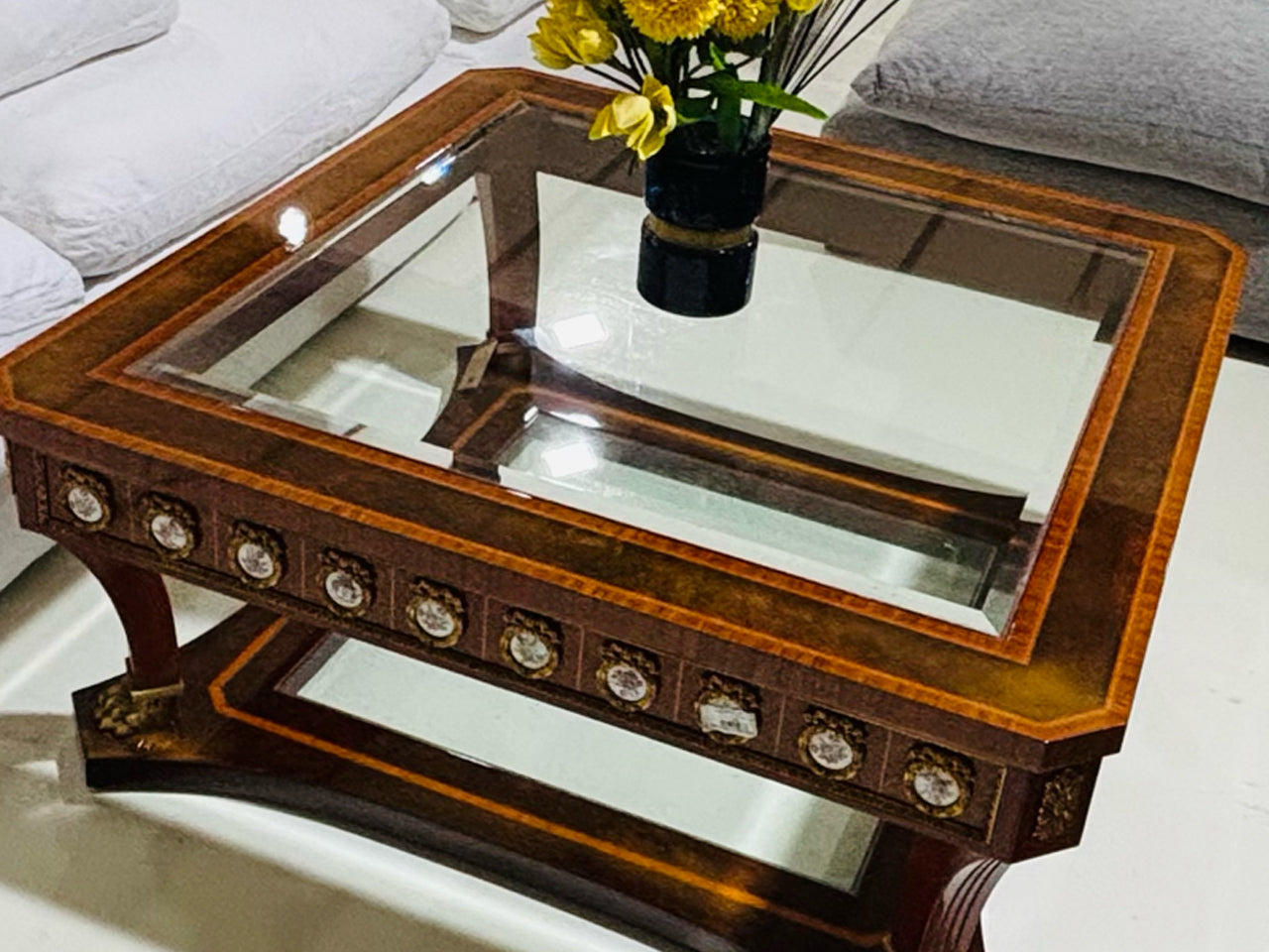 Mariner Coffee Table Set – 3-Piece Mahogany, Spain