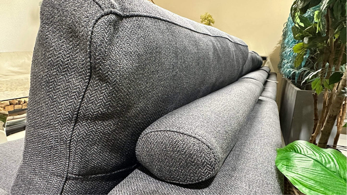 Natuzzi Sofa Grey 3 Seater