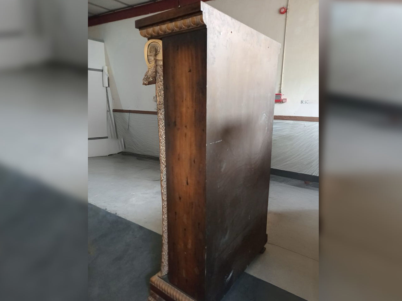 Antique Style Arabic-Inspired Curio Cabinet