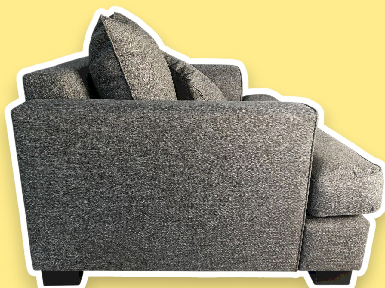 The One – Dark Grey Sofa Set (2 + 1)
