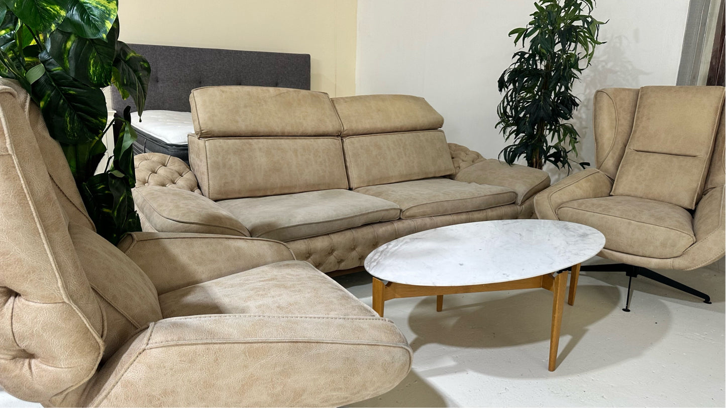 Set 2 chairs + sofa
